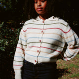 GINNY MULTI COLOR STRIPED CARDIGAN