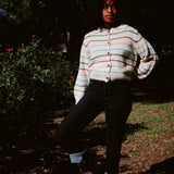 GINNY MULTI COLOR STRIPED CARDIGAN