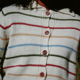 GINNY MULTI COLOR STRIPED CARDIGAN