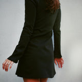 CLOAK & DAGGER BARDOT DRESS VERT ABYSSE