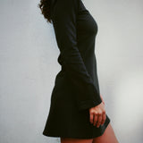 CLOAK & DAGGER BARDOT DRESS VERT ABYSSE