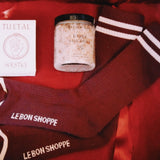 LE BON SHOPPE - EXTENDED BOYFRIEND - MAROON