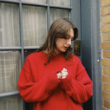 LOLA CROPPED KNIT SWEATER