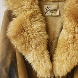 VINTAGE PENNY LANE SUEDE + SHEARLING COAT - Cloak and Dagger NYC