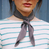 CLOAK & DAGGER SILK SCARF, CAFE