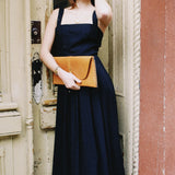 DARLING SQUARE NECK MIDI DRESS