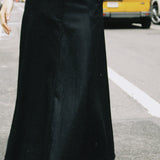 CORINNE LINEN MIDI SKIRT