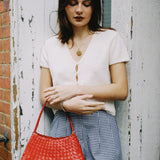 CHARLI KNIT BUTTON UP TOP