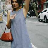 CAMILLE GINGHAM MINI DRESS