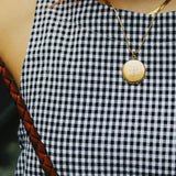 CAMILLE GINGHAM MINI DRESS