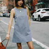 CAMILLE GINGHAM MINI DRESS