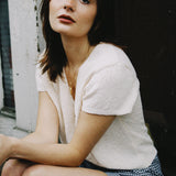 CHARLI KNIT BUTTON UP TOP