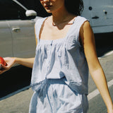 THE GREAT. EYELET TANK