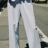 THE GREAT. EYELET EASY PANT