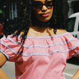 CLOAK & DAGGER ST. TROPEZ BLOUSE