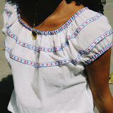 CLOAK & DAGGER ST. TROPEZ BLOUSE