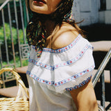CLOAK & DAGGER ST. TROPEZ BLOUSE