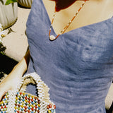 C&D BEADED PEARL NECKLACE