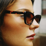 MIA CAT EYE SUNGLASSES, BROWN TORTOISE