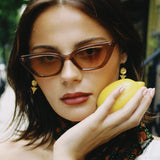 MIA SUNGLASSES, CRYSTAL BROWN