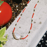 C&D BEADED PEARL NECKLACE
