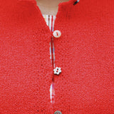 RUBY KNIT BUTTON UP TOP