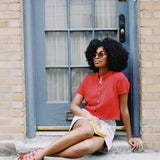 RUBY KNIT BUTTON UP TOP