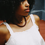 LOU CHERRY RED NECKLACE
