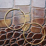 KAT GOLD HOOP EARRING