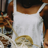 VINTAGE BEADED DRAWSTRING PURSE