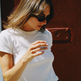 JUNGMAVEN ISOLA TEE WASHED WHITE