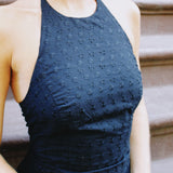 FAITHFULL VALENCIA BLACK MIDI DRESS