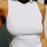 SOLD OUT NYC THE NOT SO BASIC CROPPED TANK
