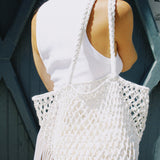 BEACH STRAW SHOULDER BAG