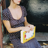 MARY POLKA DOT MIDI DRESS