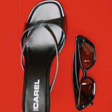 MIA CAT EYE SUNGLASSES, BLACK