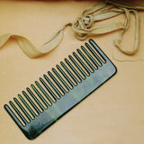 RECTANGLE HAIR COMB FOREST GREEN