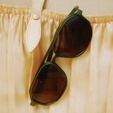 FENIX ACETATE AVIATOR SUNGLASSES OLIVE