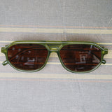 FENIX ACETATE AVIATOR SUNGLASSES OLIVE