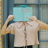 HAZEL GINGHAM TIE FRONT TOP