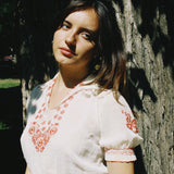 VINTAGE HAND EMBROIDERED BLOUSE
