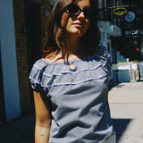 CLOAK & DAGGER ST. TROPEZ BLOUSE