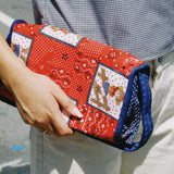 VINTAGE HANDMADE COWBOY/COWGIRL CLUTCH