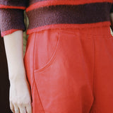 LE BON SHOPPE ARC PANT-CRAYON RED