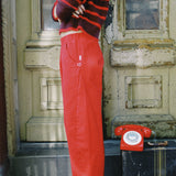LE BON SHOPPE ARC PANT-CRAYON RED