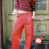 LE BON SHOPPE ARC PANT-CRAYON RED