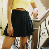 BROOKE KNIT PLEATED MINI SKIRT