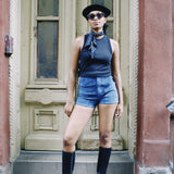 HAMMIES NAVY CORDUROY SHORT