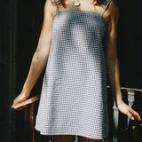 INDIE GINGHAM MINI DRESS
