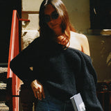 NOIR KNOTTED SWEATER
